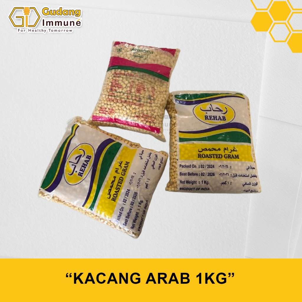 

Kacang Arab Panggang 1kg Original Matang Untuk Oleh - Oleh Haji & Umroh - Gudang Immune