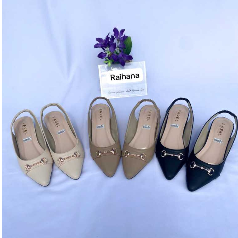 Sandal Wanita Mules Hak 2 CM