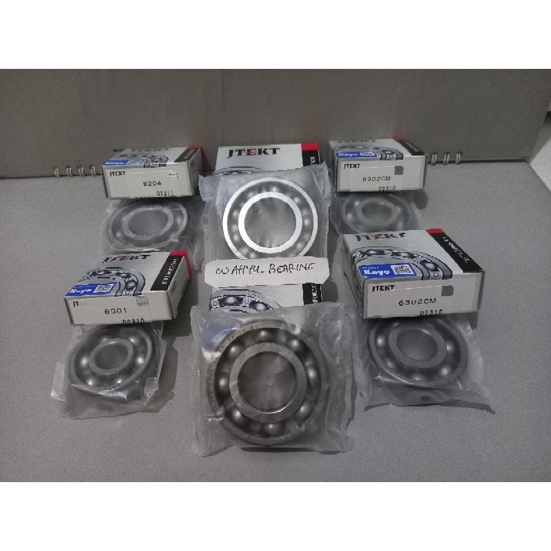 Bearing 6204 - 6302 Koyo Set Rasio Gardan Nmax Aerox Lexi Original Japan