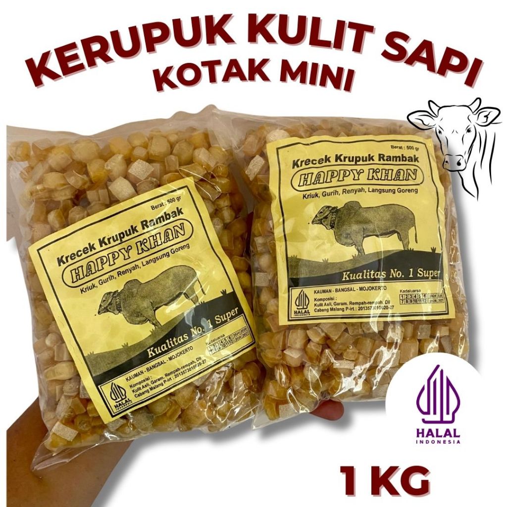 

Kerupuk Kulit Sapi 1 Kg Krecek Rambak Kulit Sapi Krupuk Kulit Sapi Langsung Goreng Dijamin Mekar