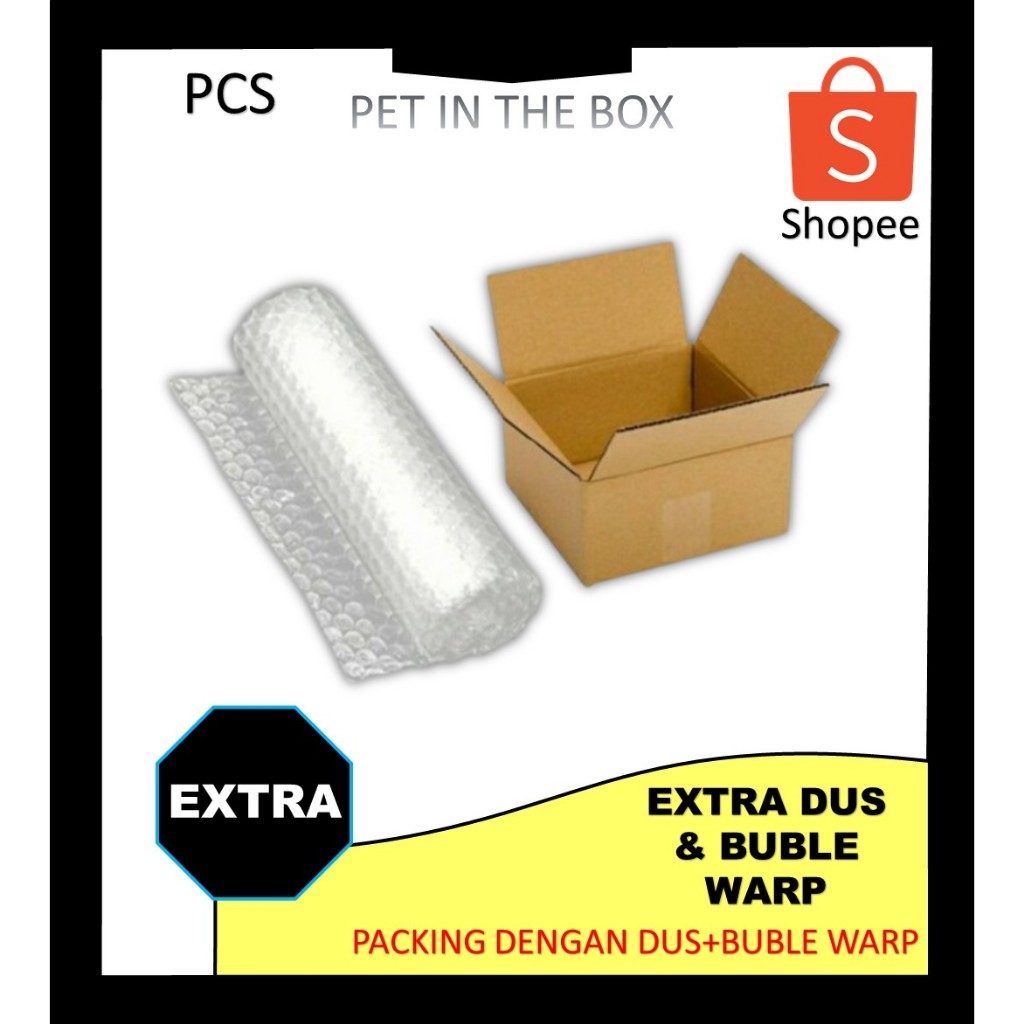 

Packing Tambahan Ekstra Bubble Wrap dan Kardus