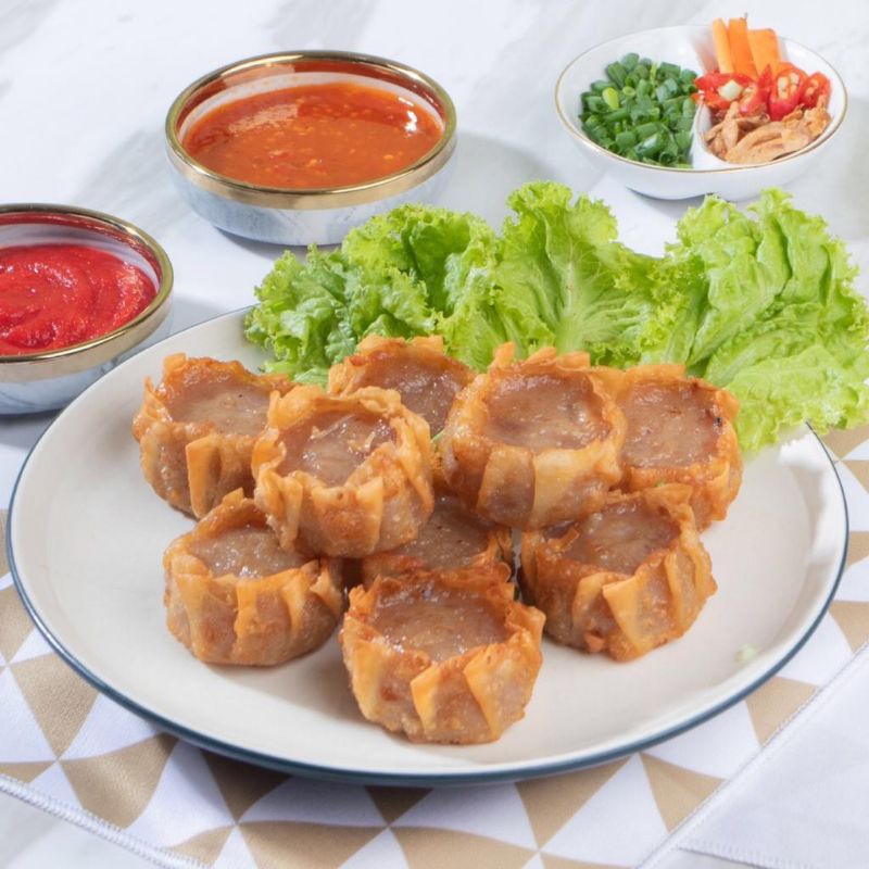 

Bakwan Sowan, Siomay Goreng (Ayam Udang) Halal, Tanpa MSG, Pengawet dan bahan kimia lain