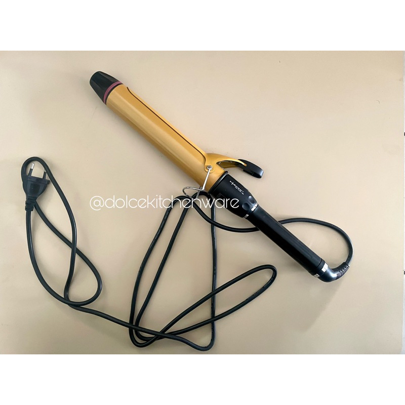 [BACA DESKRIPSI] PRELOVED 1x Pakai Catokan Rambut Curly Keriting Besar Mideas F998B Ceramic Plate Ba