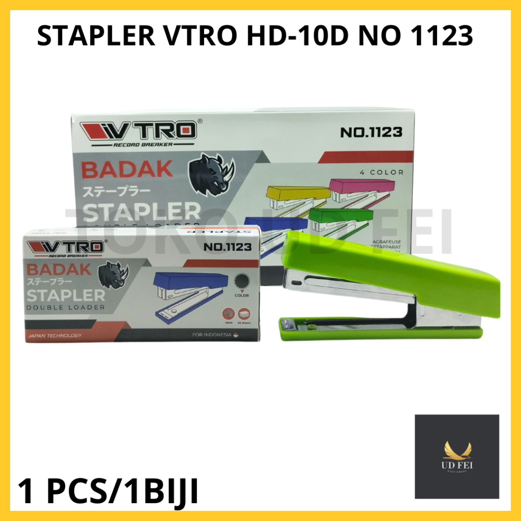 

(1 PCS/1 BIJI) Stapler VTRO HD-10D/Stapler VTRO/Stapler Warna/Stapler kotak HD-10 D