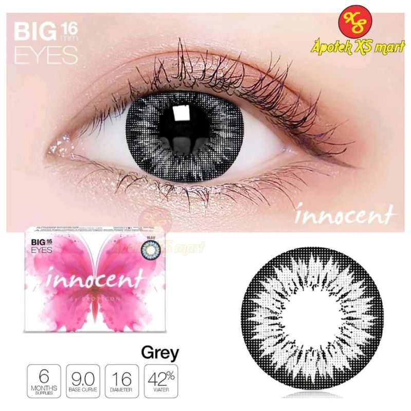 SOFTLENS INNOCENT GREY NORMAL DAN MINUS