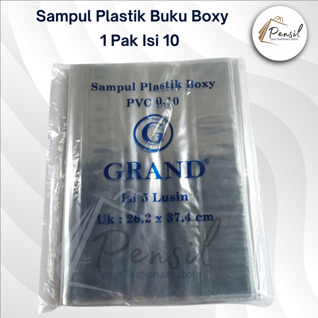 

Sampul Buku Plastik Ukuran Boxy (1 Pak Isi 10)