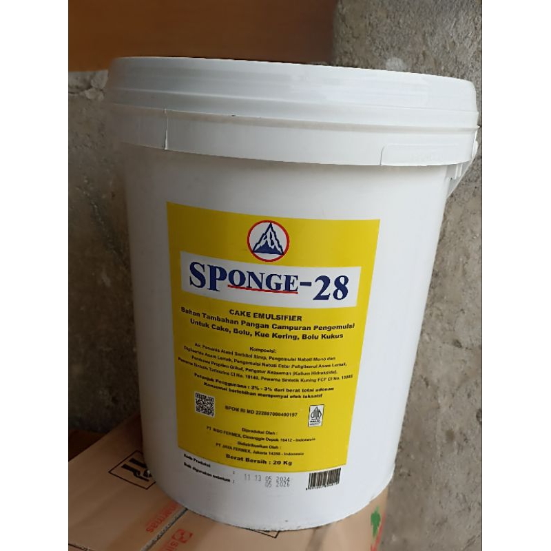 

sponge 28 pengembang kue 250 gr