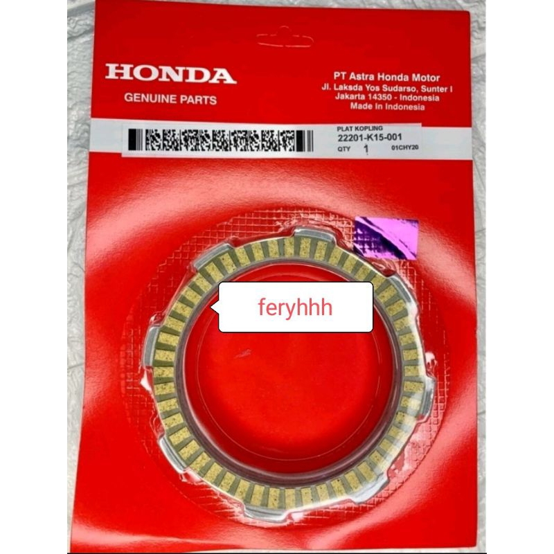 plat kampas kopling cb150r old / cb 150 r old