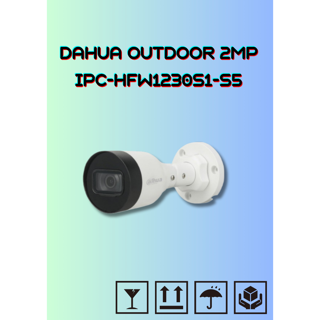 DAHUA OUTDOOR 2MP IPC-HFW1230S1-S5