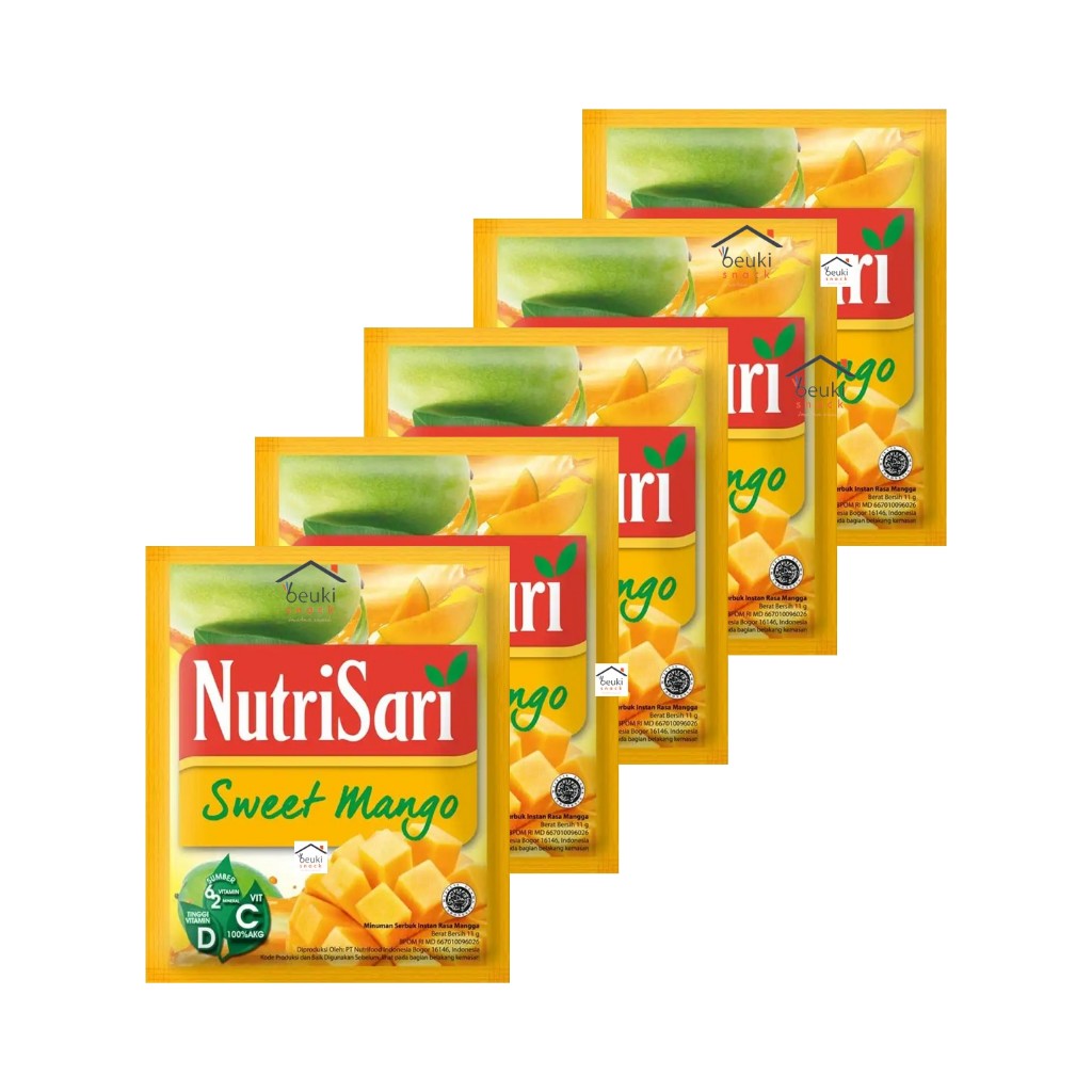 

5PCS NutriSari Sweet Mango Minuman Bubuk Rasa Mangga