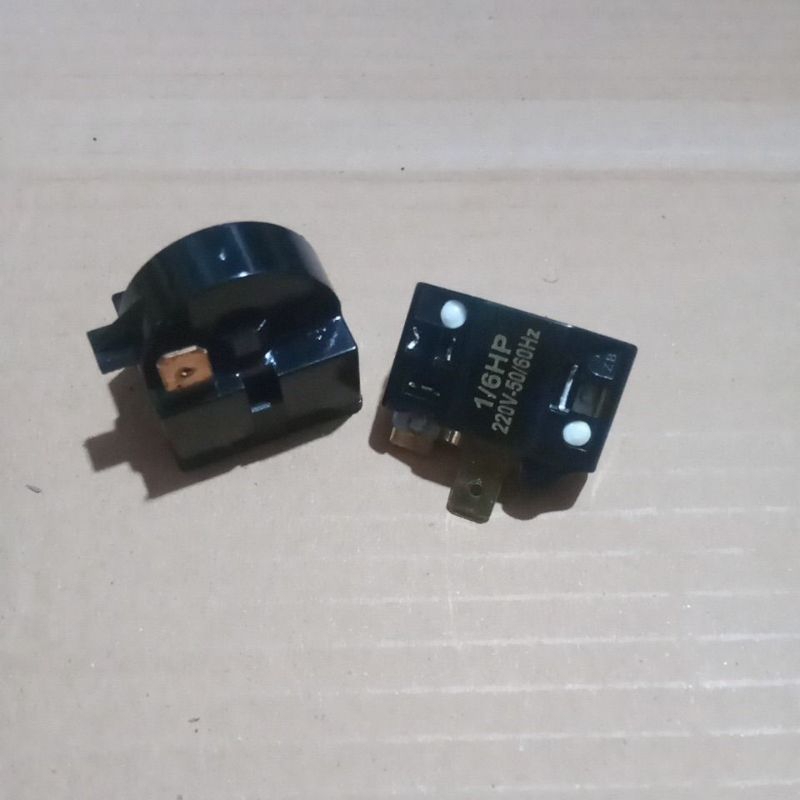 Relay 1 pin kiri + PTC Overload kulkas LG 1 pintu