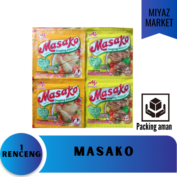 

❤MIYAZMARKET❤ Masako Sachet / Masako Renteng Sapi / Masako Renteng Ayam / Masako Renceng 12'