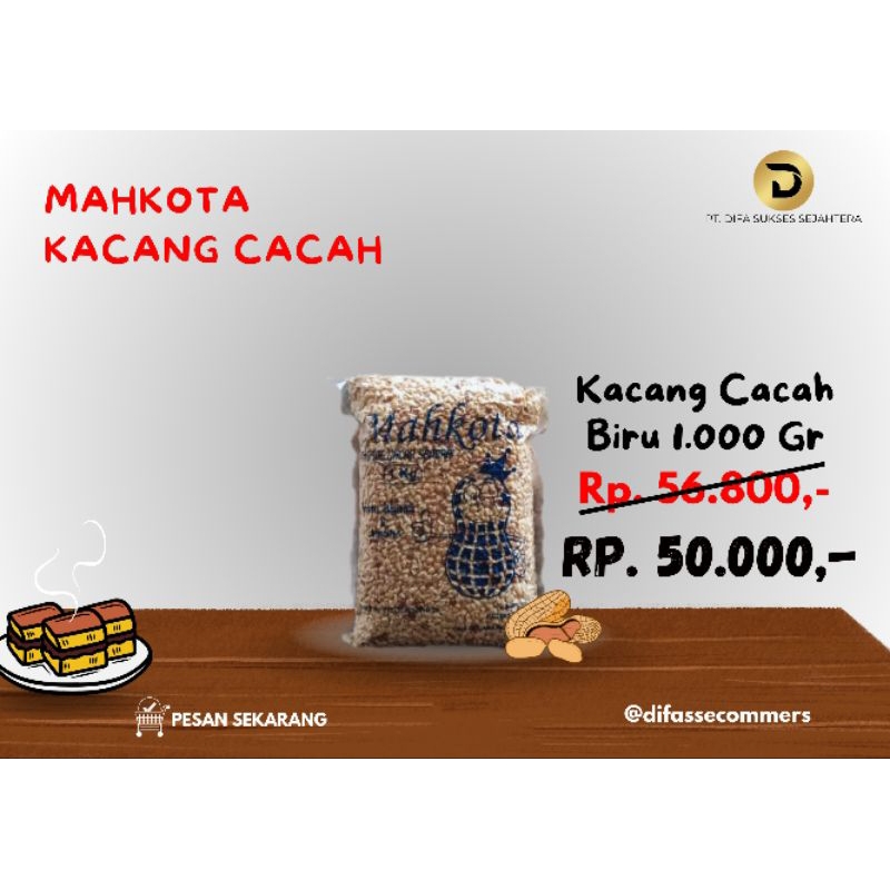 

Mahkota Kacang Cacah Biru 1 Kg