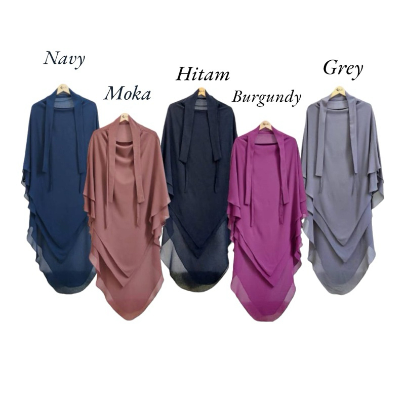 AISYAH  French Khimar ( FK ) By Lizi