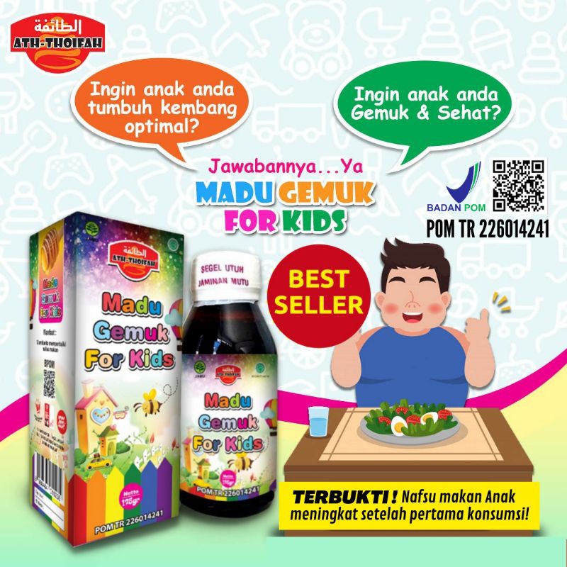 

Madu Herbal Gemuk For Kids 175 gr