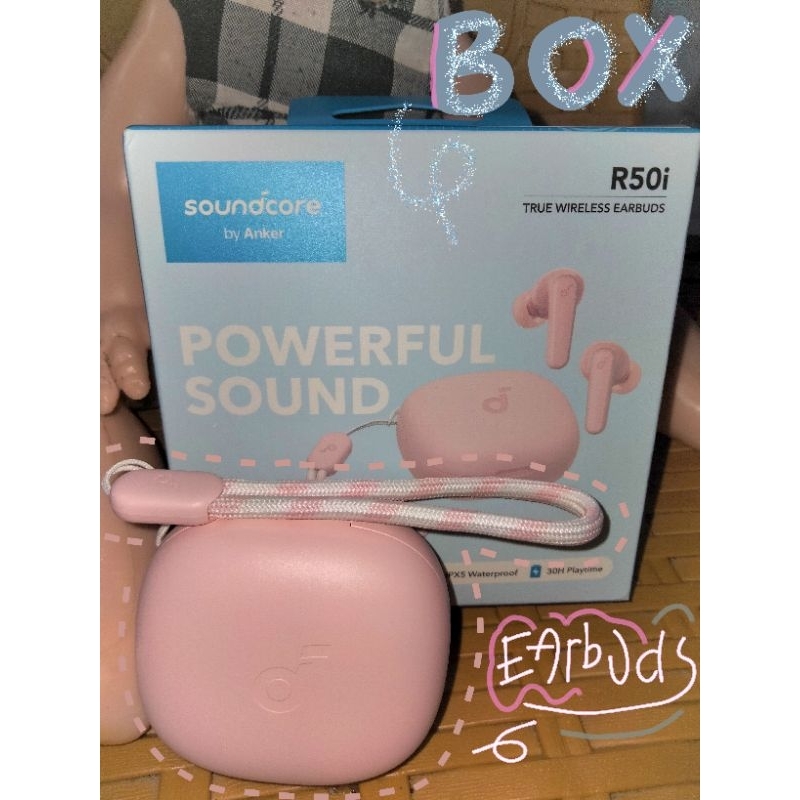 Soundcore Anker R50i Pink (preloved) WAJIB BACA DESC