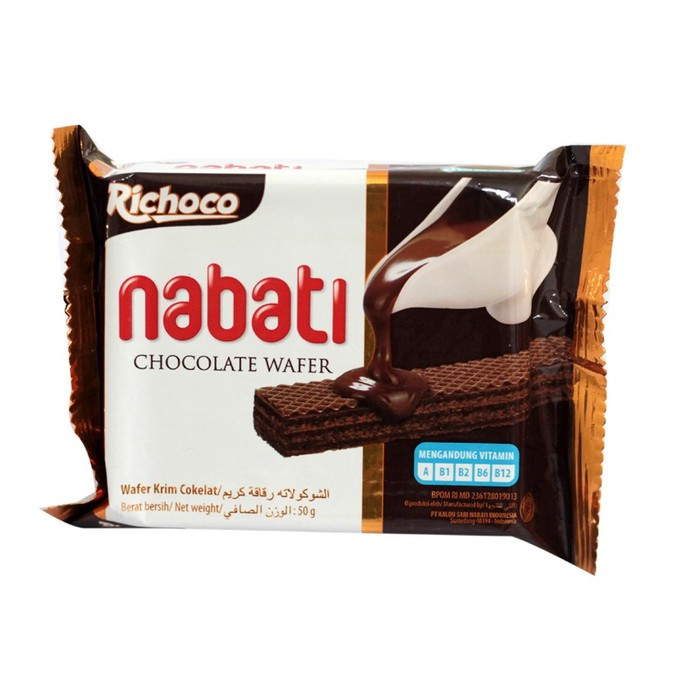 

Richoco Nabati Wafer COKLAT 2000 an 1 Pcs