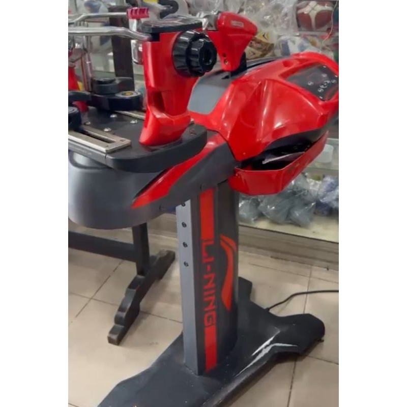 Mesin Senar Raket Badminton Digital LINING E5000 SECOND / PRELOVED / BEKAS