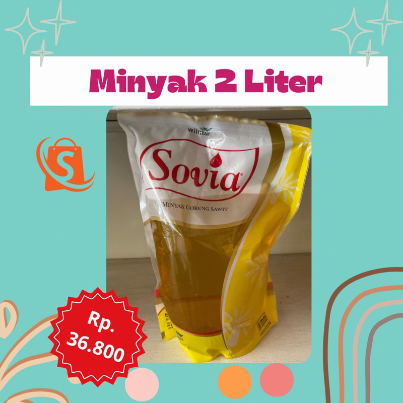 

Minyak goreng 2L Sovia