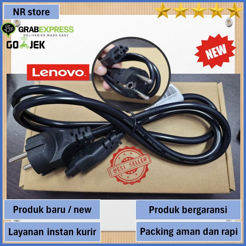 Kabel power adaptor laptop Lenovo ideapad slim 3 slim 3i 3 lubang Ori