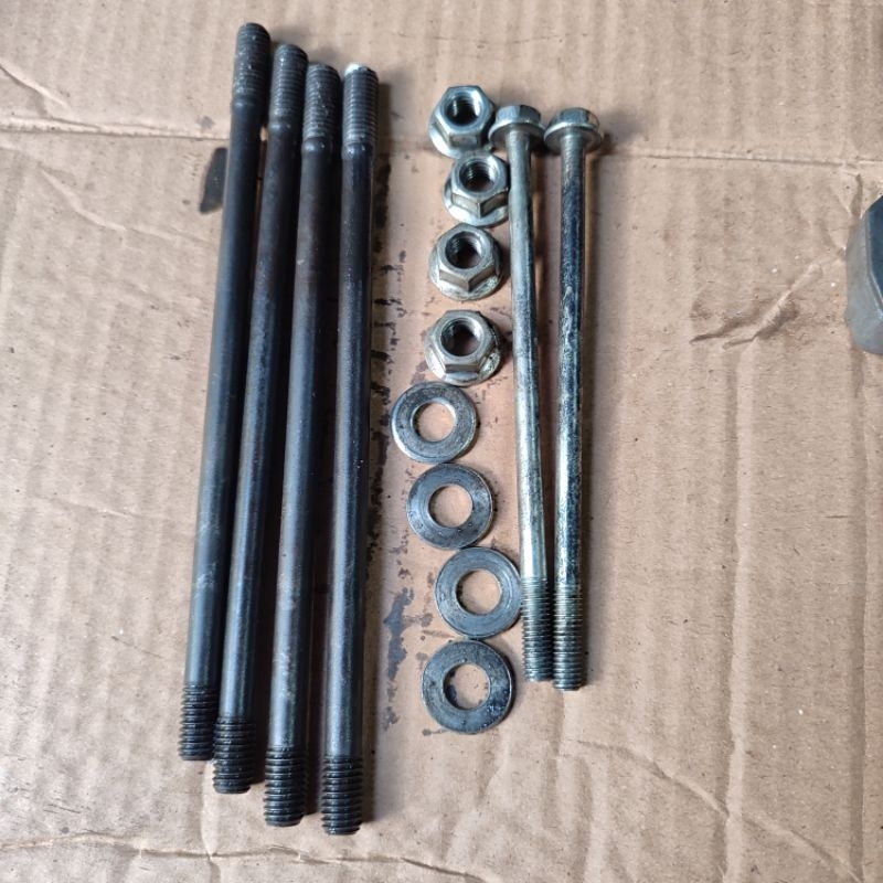 tusuk sate CB150R old, baut ancer CB150R old original copotan