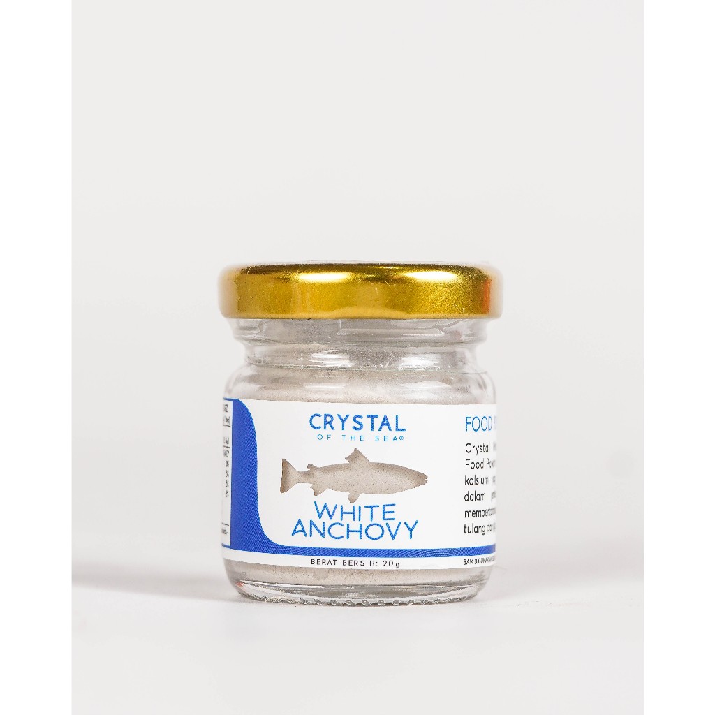 

White Anchovy Powder 20g / 80 gr/ Bubuk Ikan Teri Nasi / Whitebait Crystal of The Sea