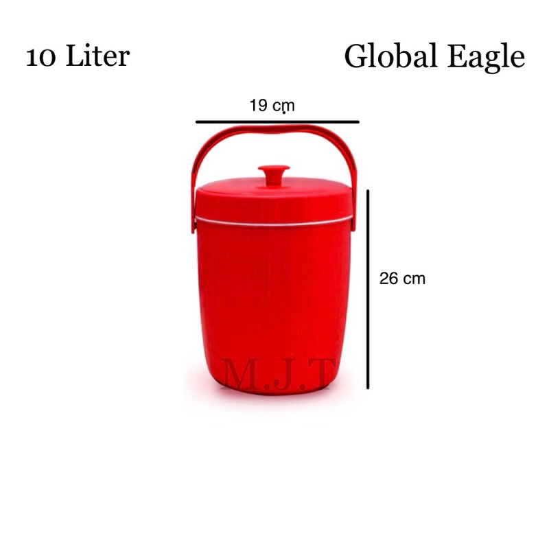 Termos Nasi Rice Bucket 10 Liter Global Eagle Termos Es Batu Tahan Lama