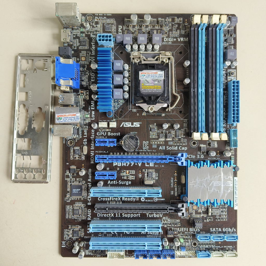 MOTHERBOARD GAMING ASUS P8H77-V LE LGA 1155 DDR3