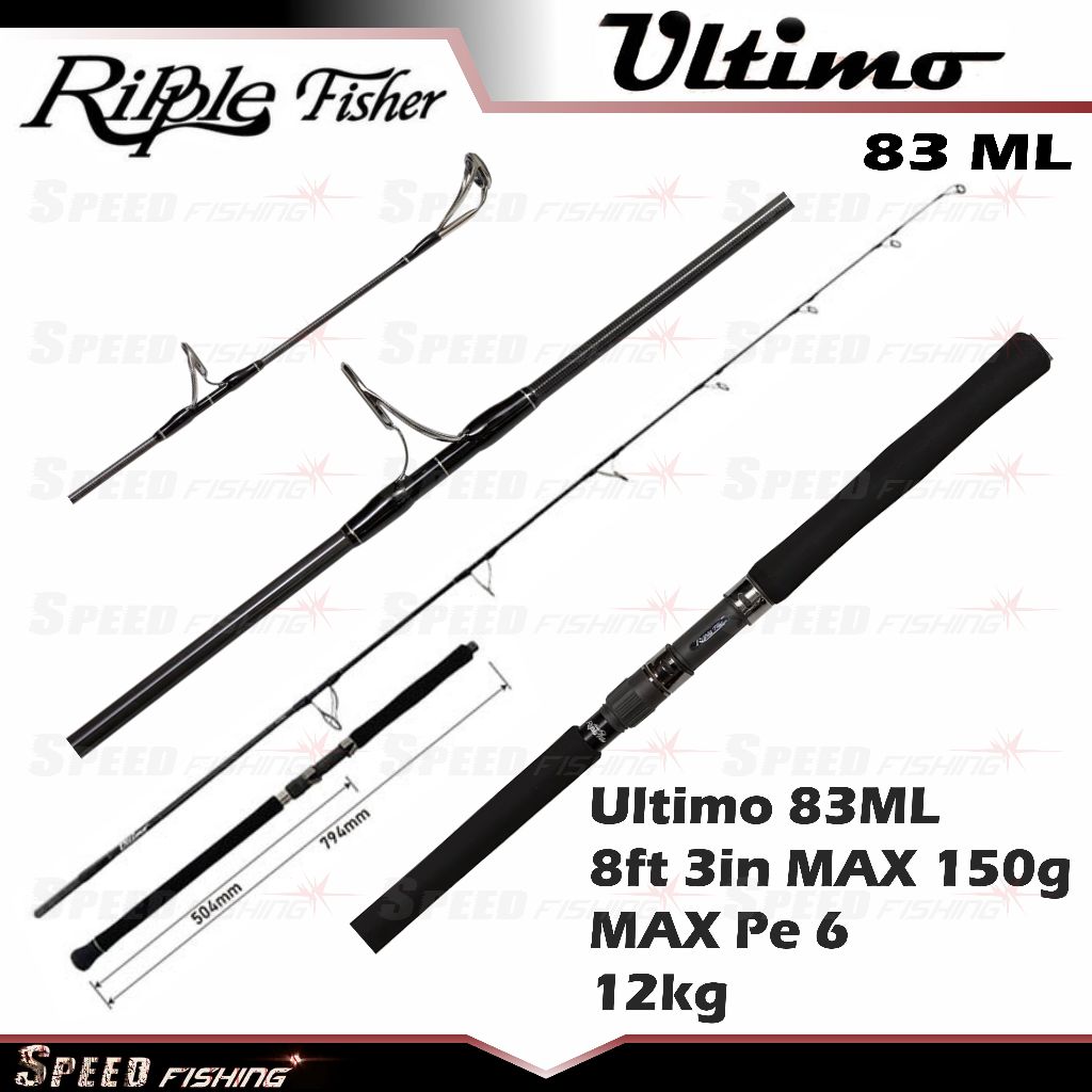 Joran Pancing Ripple Fisher Ultimo 83 ML Joran Popping