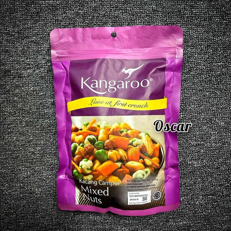 

Kangaroo mixed Nuts 250g Kacang campur premium