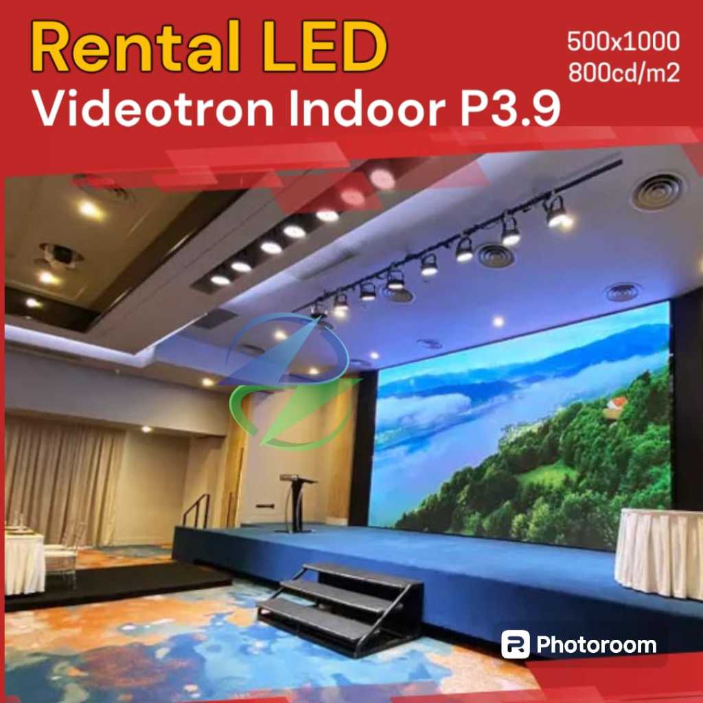 Videotron LED untuk rental Screen P3.9 Indoor