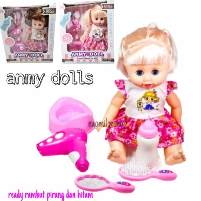 Anmy doll mainan boneka bisa pipis bisa ngomong mama papa mainan anak