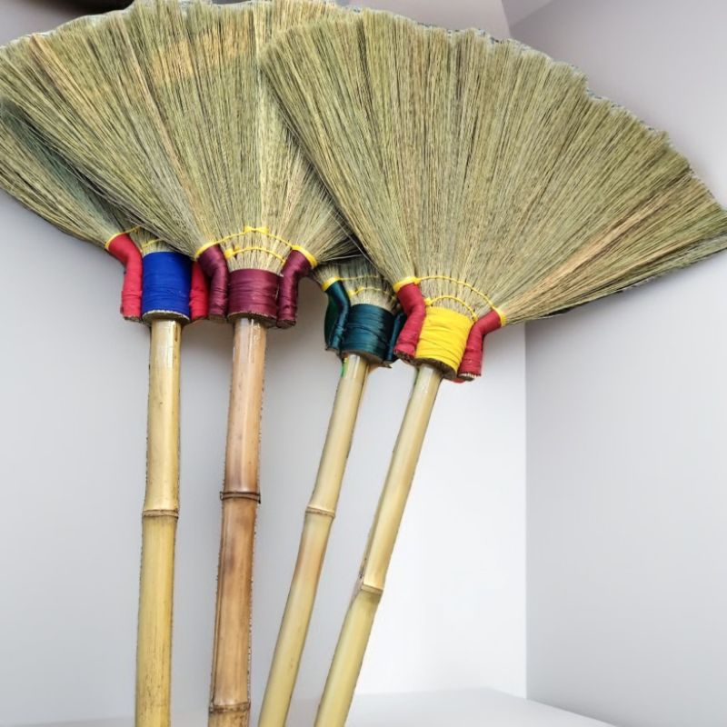 Sapu Lantai Ijuk Rayung Jerami Tebal Premium