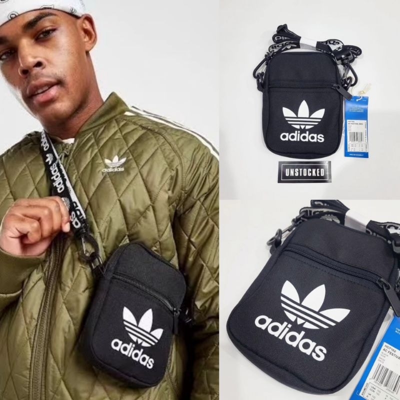 Tas Adidas Original Tas Adidas Trefoil Monogram Camo Adicolor Fest Festival Bag Tas Adidas Essential