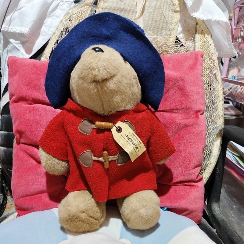 boneka teddy Paddington kostum bulu klasik tag ori