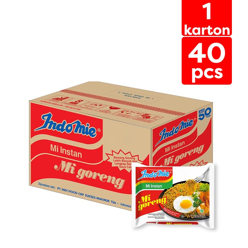 

Indomie Mi Goreng Karton (40pcs)