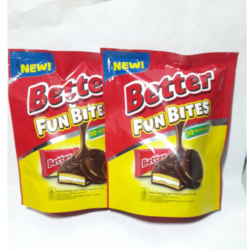 

MAYORA Better isi 10 100g wafer camilan snack coklat