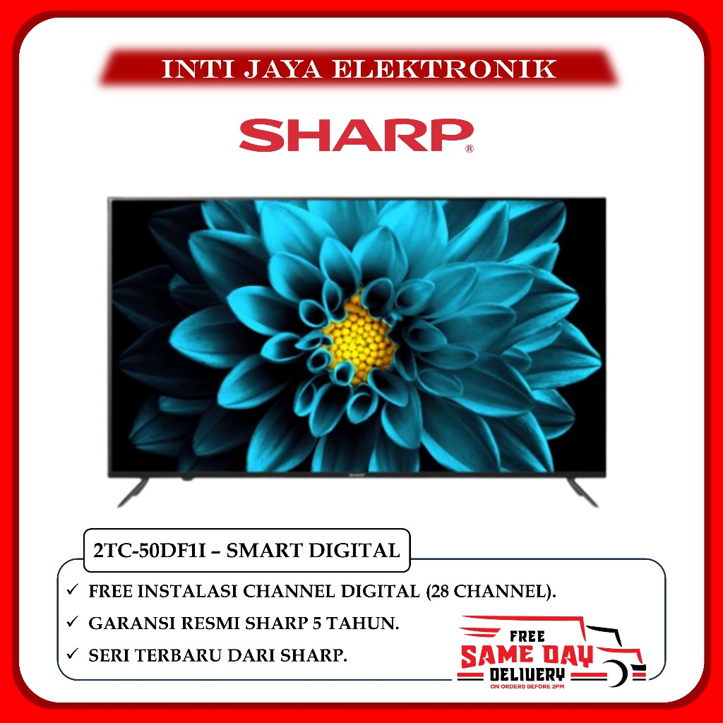 TV SHARP 50 INCH SMART DIGITAL TV 2TC-50DF1I SHARP 50INCH 50DF