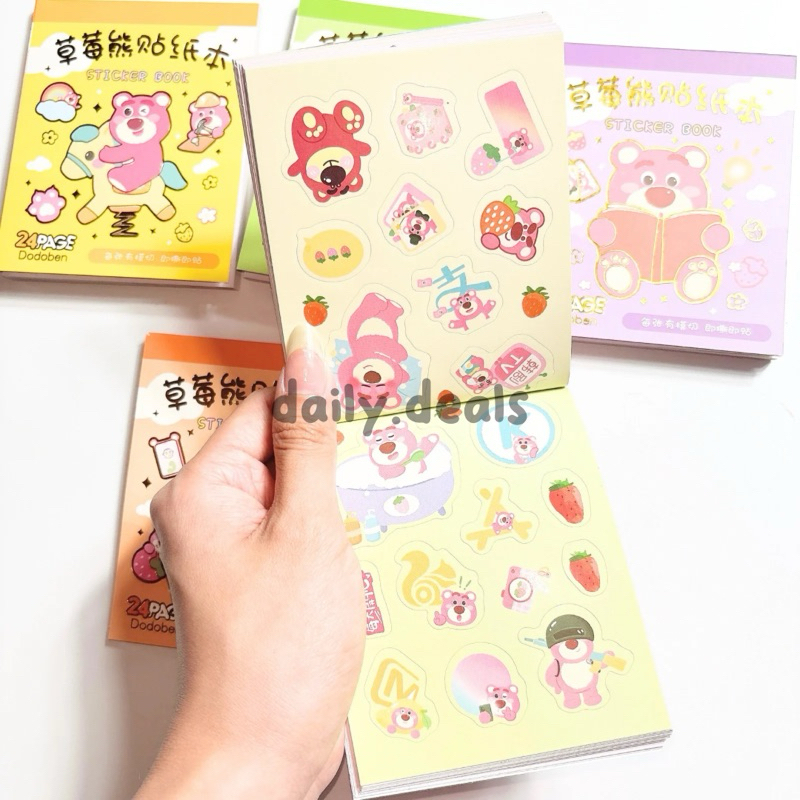 

STICKER BUKU MOTIF LOTSO ISI 24 LEMBAR, STICKER BOOK LOTSO, STICKER ANAK MURAH, BUKU STICKER LOTSO