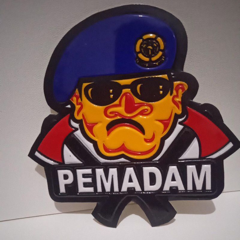 

Stiker embos logo Pemadam