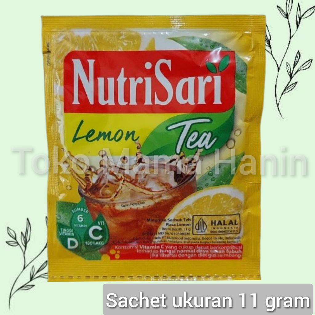 

Nutrisari Lemon Tea Saset Sachet 11 gram