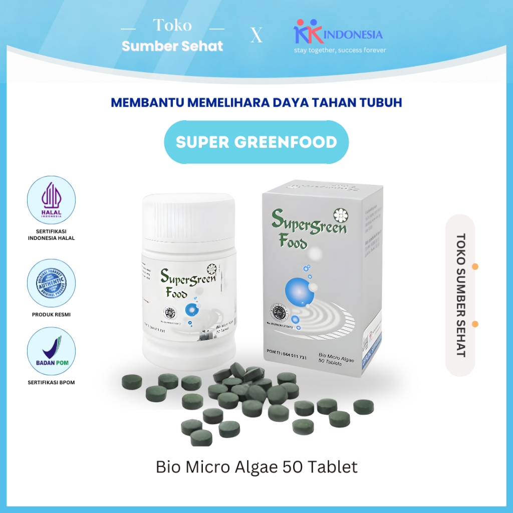 Super Green Food SGF Original Supergreen Food Suplemen Multivitamin KK Indonesia