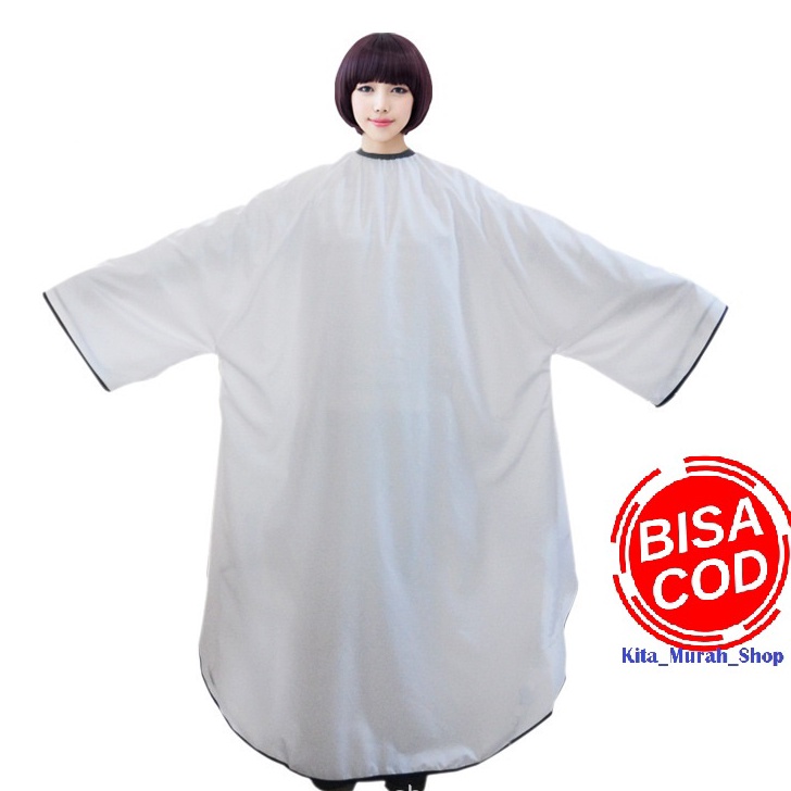 HJ6 COD kain Penutup potong rambut Kain Kap Kep Kip Cape model baju lengan panjang