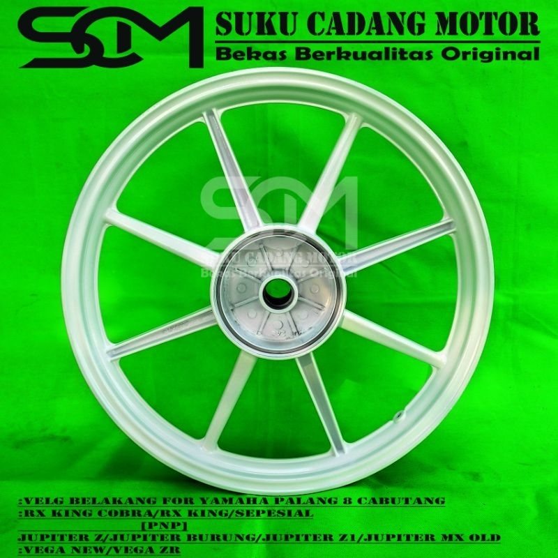 Velg Depan belakang keluarga yamaha Palang 8 Untuk RX KING PNP Jupe Vega Barang Second Cabutan Ukura