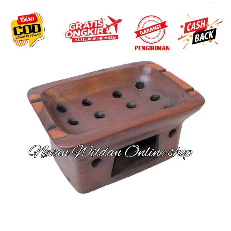 TUNGKU SATE GERABAH | BAKARAN SATE TANAH LIAT