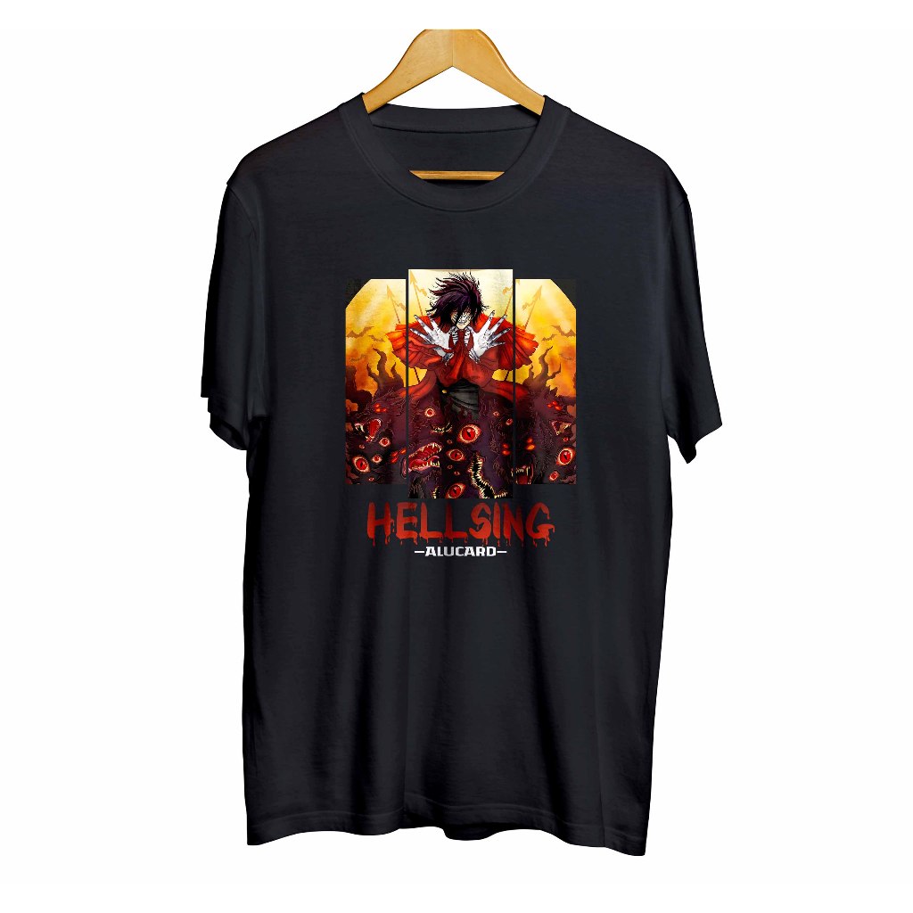 Kaos distro infinite anime ALUCARD HELLSING - HELLSING material combed 30s