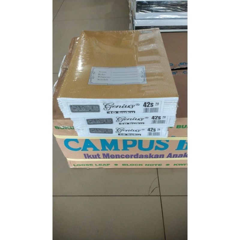 

BUKU TULIS BOXY B5 SAMPUL COKLAT 42 LEMBAR ISI 10 BUKU