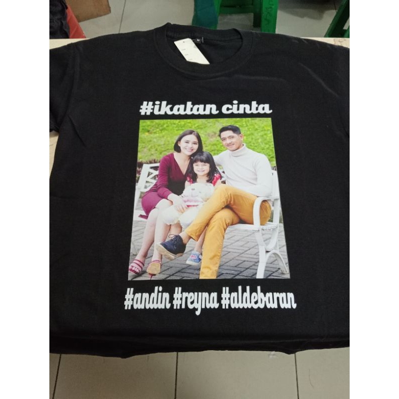 Kaos T shirt Sinetron Ikatan Cinta Andin Aldebaran Reyna (ready 5xl)