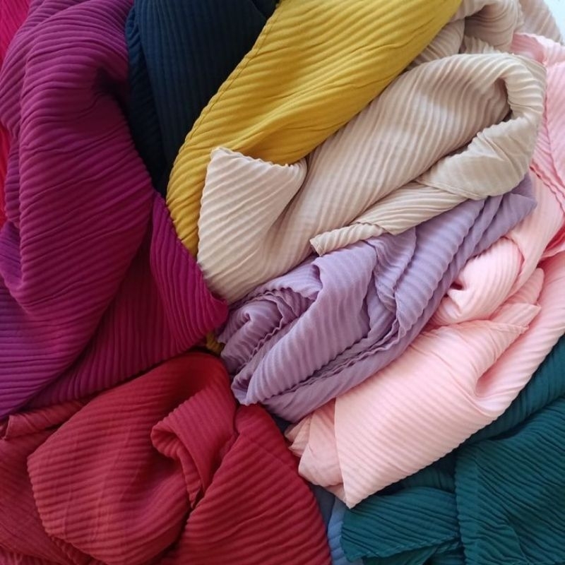 BAHAN PLISKET | KAIN PLISKET POLOS | BAHAN GAMIS | BAHAN TUNIK | BAHAN KERUDUNG | BAHAN BLOUSE | KAI