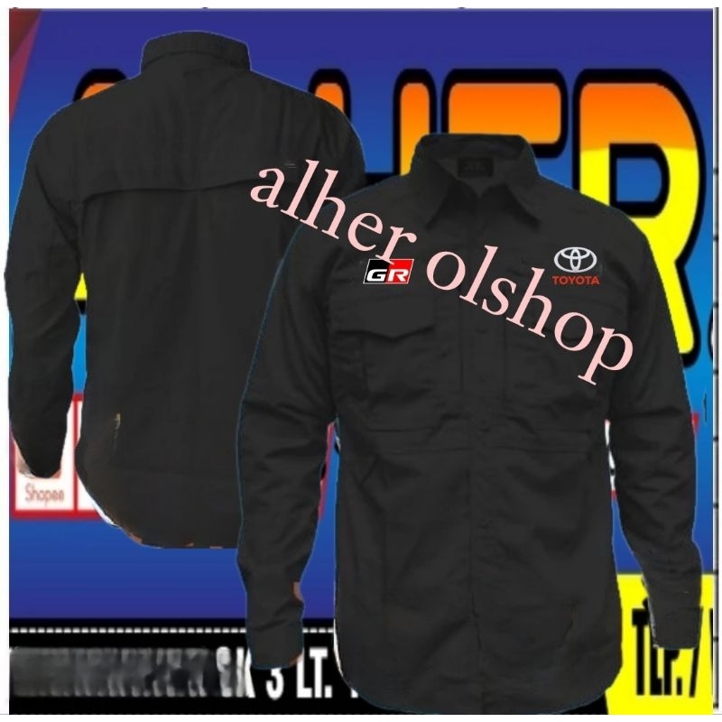 kemeja tactical Toyota gazoo ra baju tactical Toyota gazoo racing kemeja Toyota gazoo racing baju To
